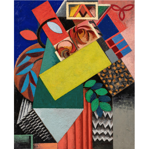 Nature morte aux feuilles